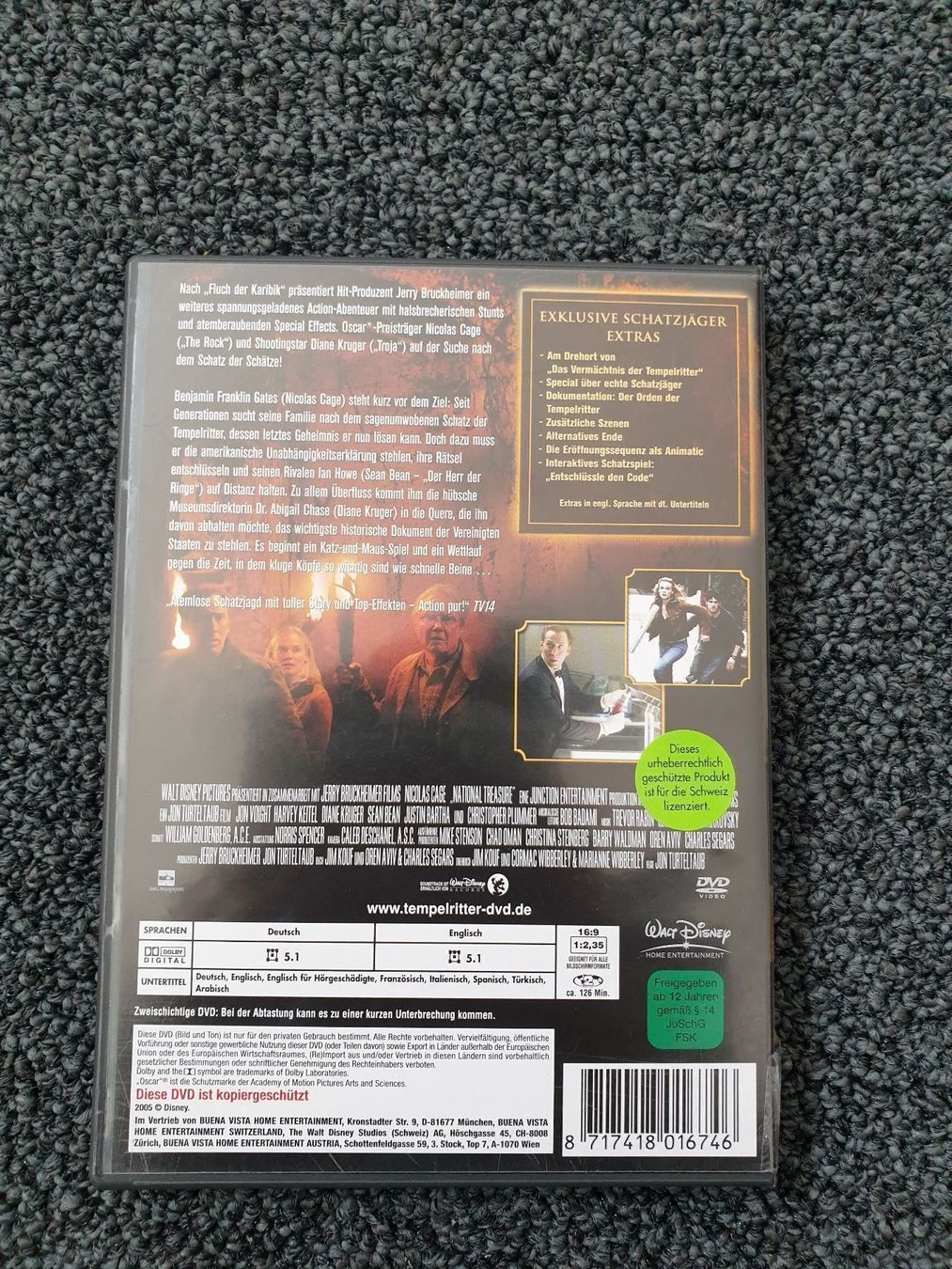 Tutti i DVDs: DAS VERMÄCHTNIS DER TEMPELRITTER(1193) – Usato da Ruswil venduto da Ruck.Zuck. 1