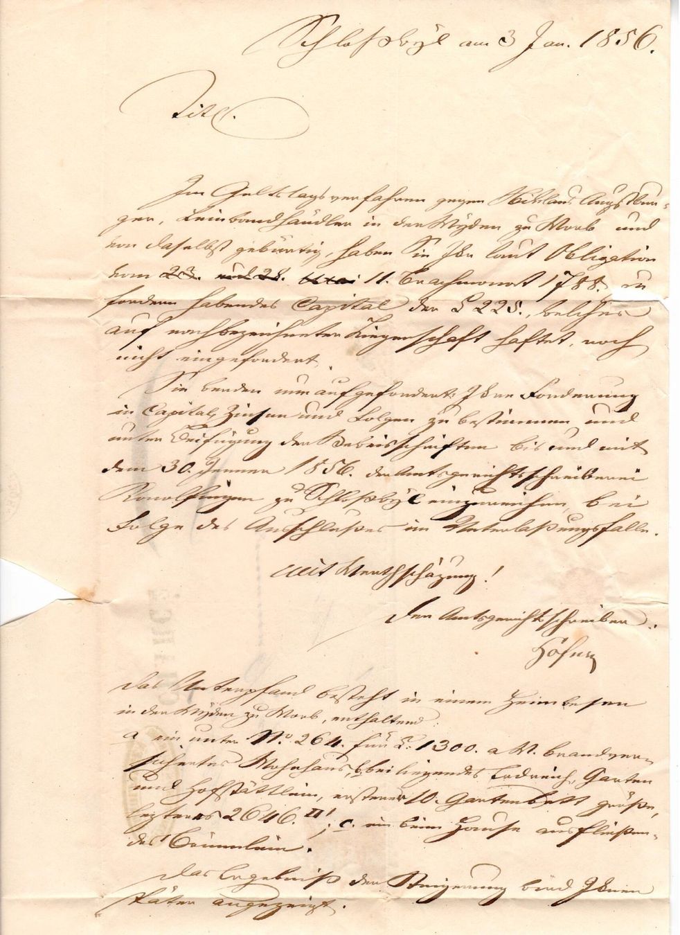 Tutti i francobolli: Strubelbrief  1856 – Usato da Wolhusen venduto da Curver9 1