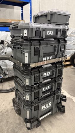 FLEX Stackpack 6-teiliges Aufbewahrungssystem Boxen
