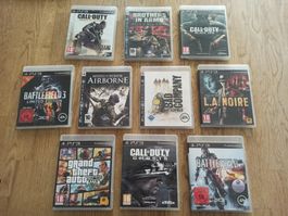 Sammlung Mega-Paket – 10er Set Militär-Shooter TOP PS3