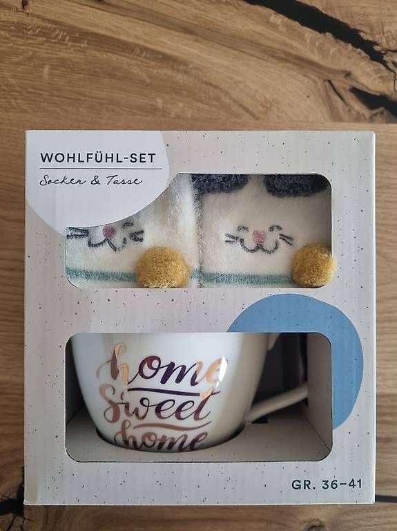 Tazze: Wohlfühl-Set Socken & Tasse – Usato da St. Gallen venduto da smileforever