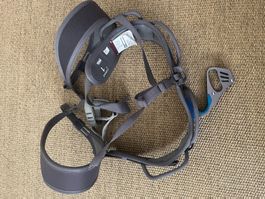 Petzl Corax Klettergurt + Mammut Sicherungsgerät