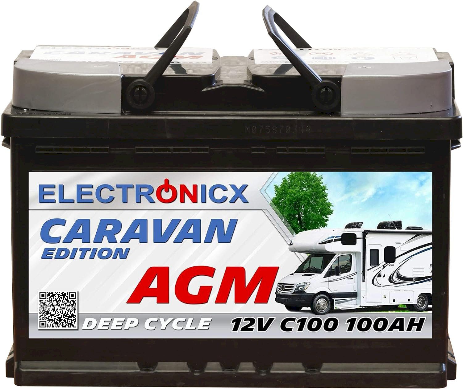 Batterie: Electronicx Caravan Batterie 100 AH 12V – Nuovo e nell'imballaggio originale da Bottighofen venduto da zaap 2