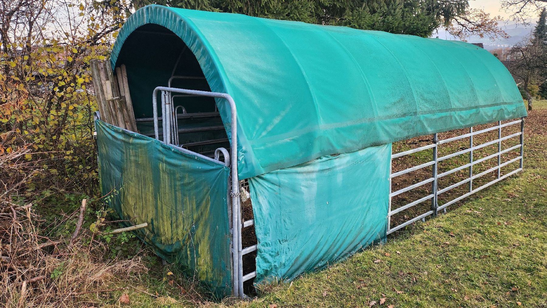 Growi Weideunterstand für Grosstiere, wetterfest und robust! (Gebraucht ...