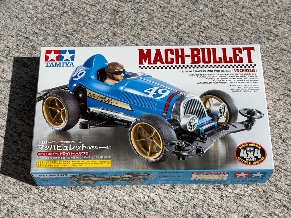 ⭐ Tamiya Mini4wd Mach Bullet IMPORTED ⭐ (Neu und originalverpackt) in ...