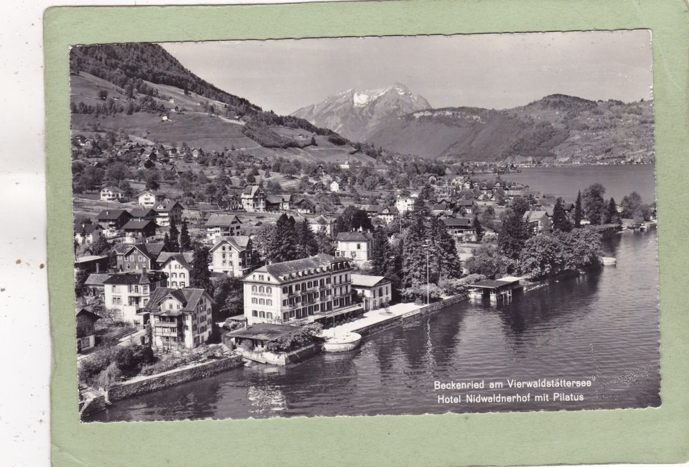 Beckenried Am Vierwaldstättersee Hotel Nidwaldnerhof 1959 Kaufen Auf