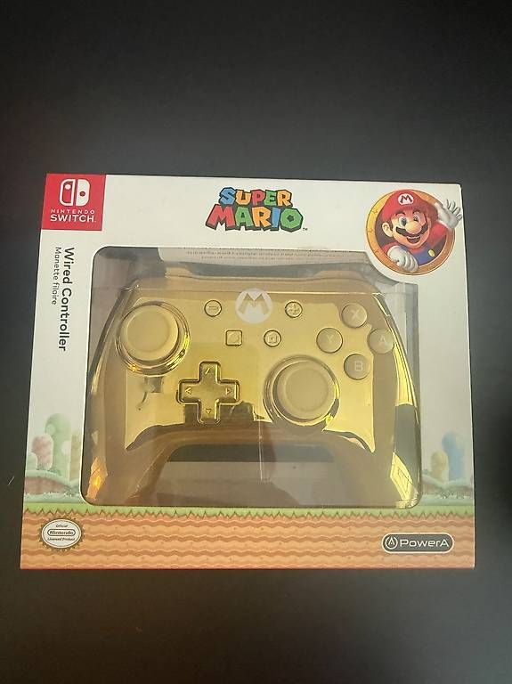 Controller: Super Mario Gold Wired Controller für Nintendo Switch  – Usato da Embrach venduto da Glumanda1992