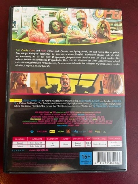 Alle DVDs: DVD SPRING BREACKERS – Gebraucht aus Nottwil von Frontal 1