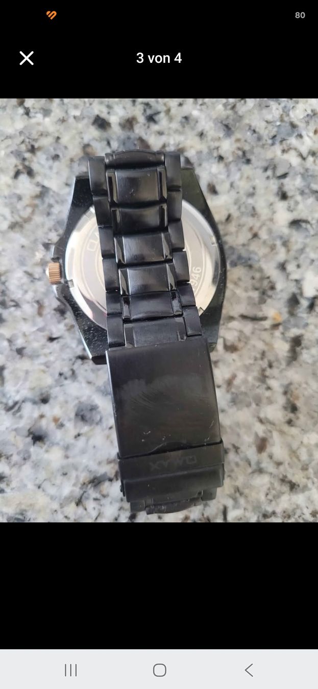 Orologi: OMAX Herrenuhr, Edelstahl, WR30 – Usato da Toffen venduto da ver_x68f 2