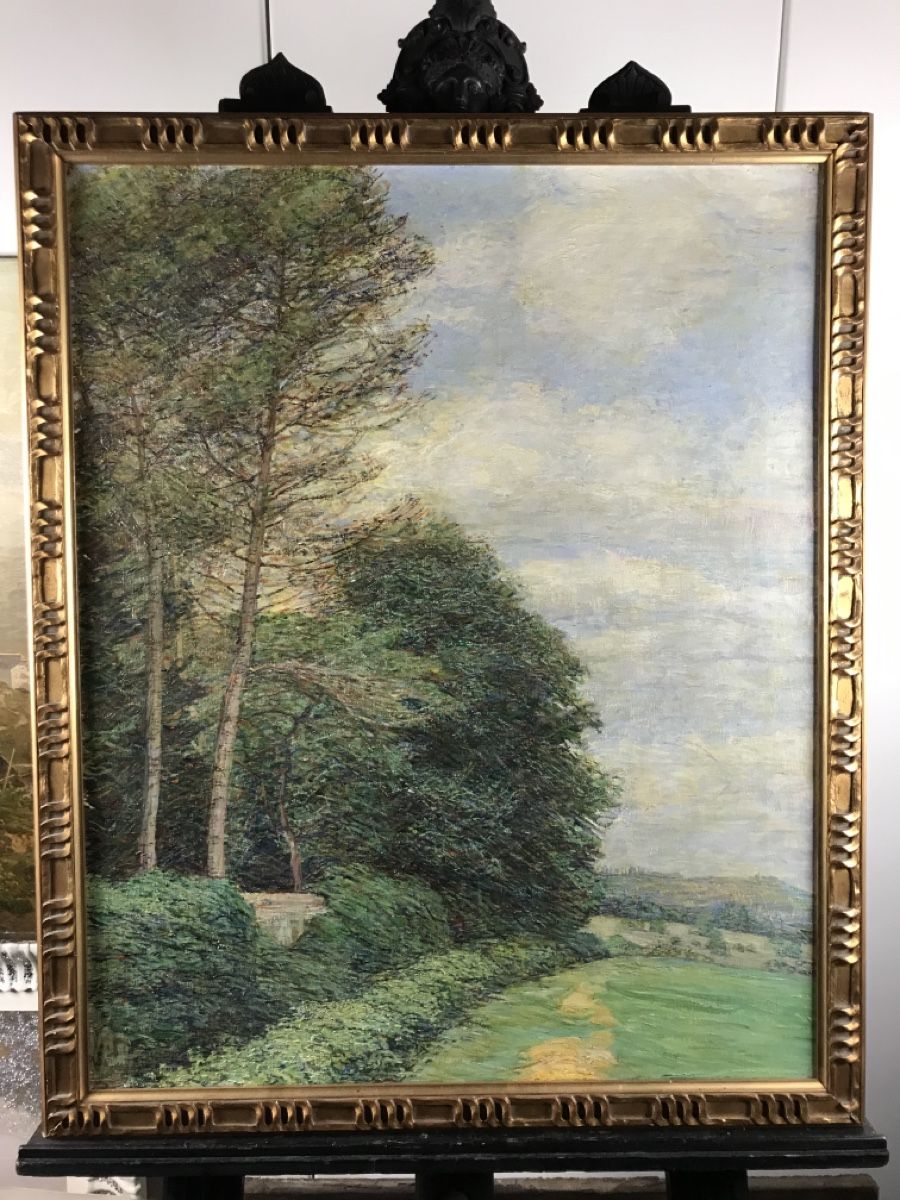 Gemälde: Guter Impressionist mit interessantem Monogr. – Gebraucht aus Wolfhalden von SecondAntique