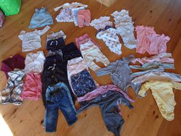 Kleiderset Paket Gr 74 Mädchen mit Sanetta, Petit Bateau usw