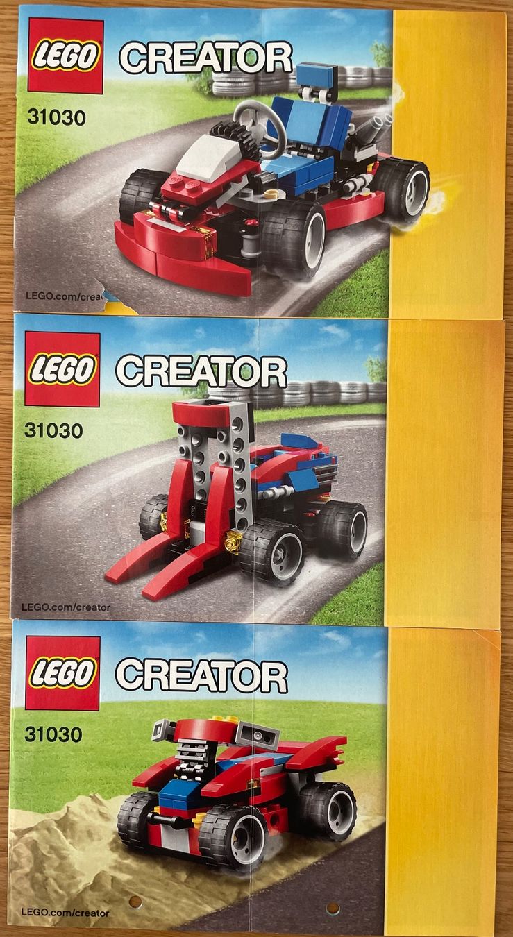 Lego Kit di costruzioni: Lego Creator - 31030 - Kart / Gabelstapler / Quad – Usato da Eglisau venduto da felix_ch