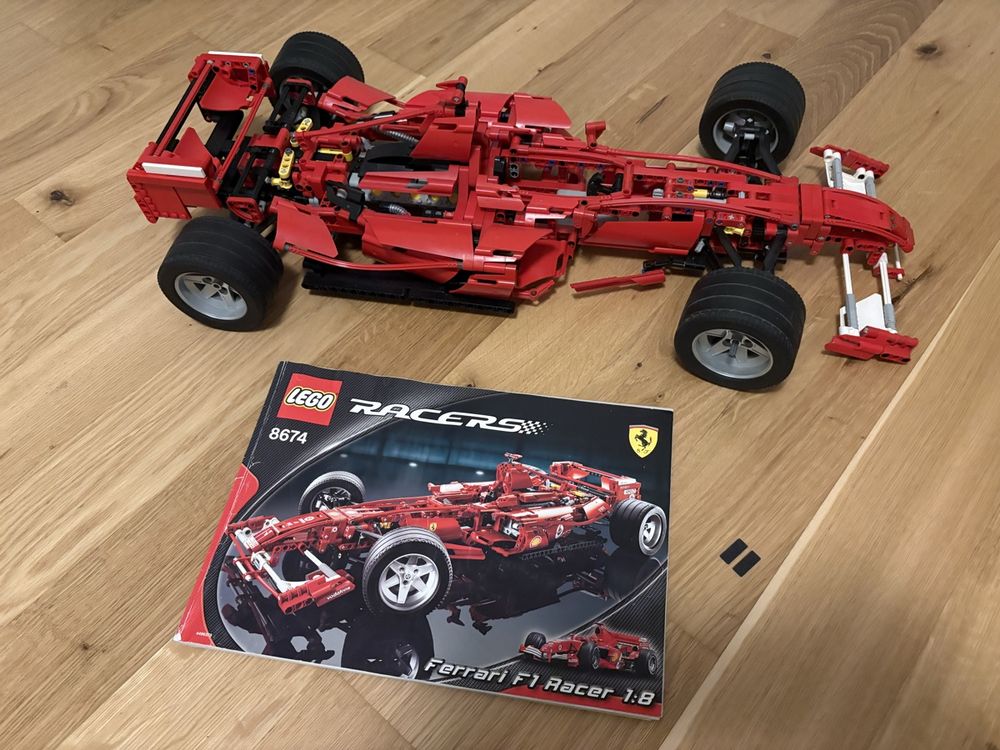 🔥 LEGO Ferrari F1 Racer 8674 vintage (Racer Technic Speed) (Gebraucht ...