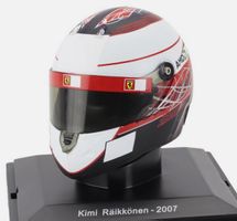 Helm 1:5 Kimi Räikkönen 2007 Ferrari Spark Minichamps IXO