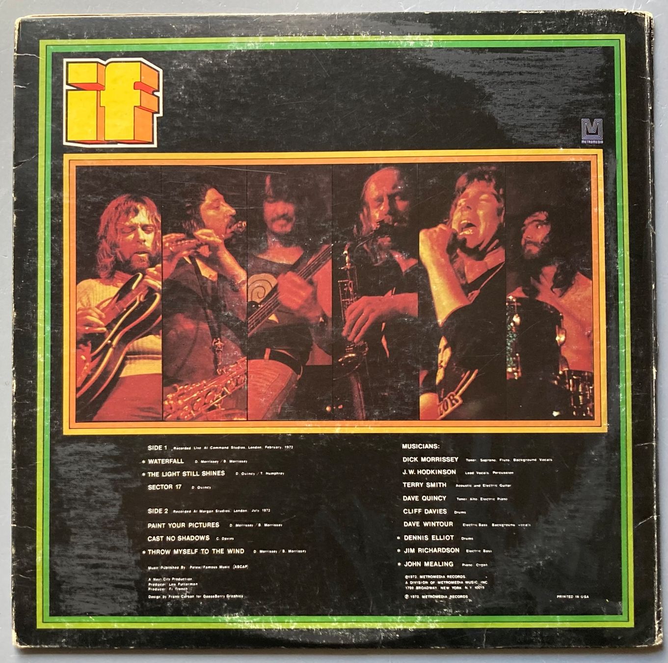 Schallplatten: IF - WATERFALL – Gebraucht aus Poliez-Pittet von Newtown-Records 1