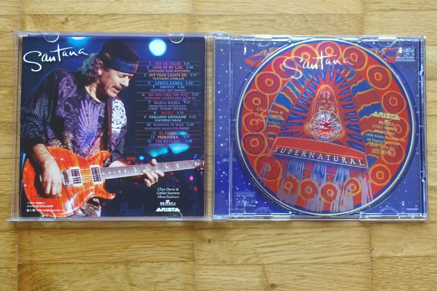 CD: Santana: Supernatural – Usato da St.Gallen venduto da Paddington11 3