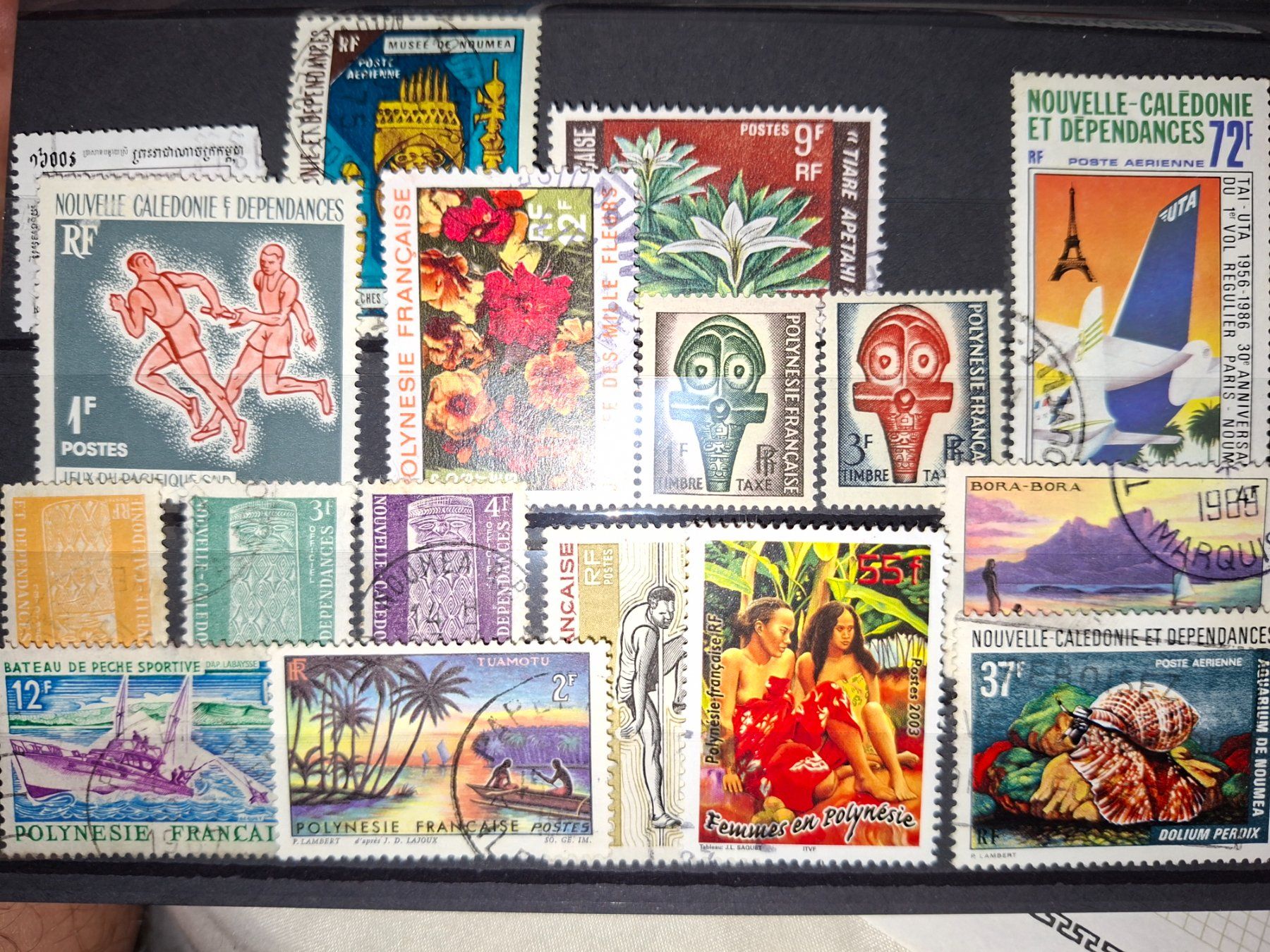 Tutti i francobolli: Lot  Polynesie Frankreich – Usato da Balgach venduto da SIMEON27