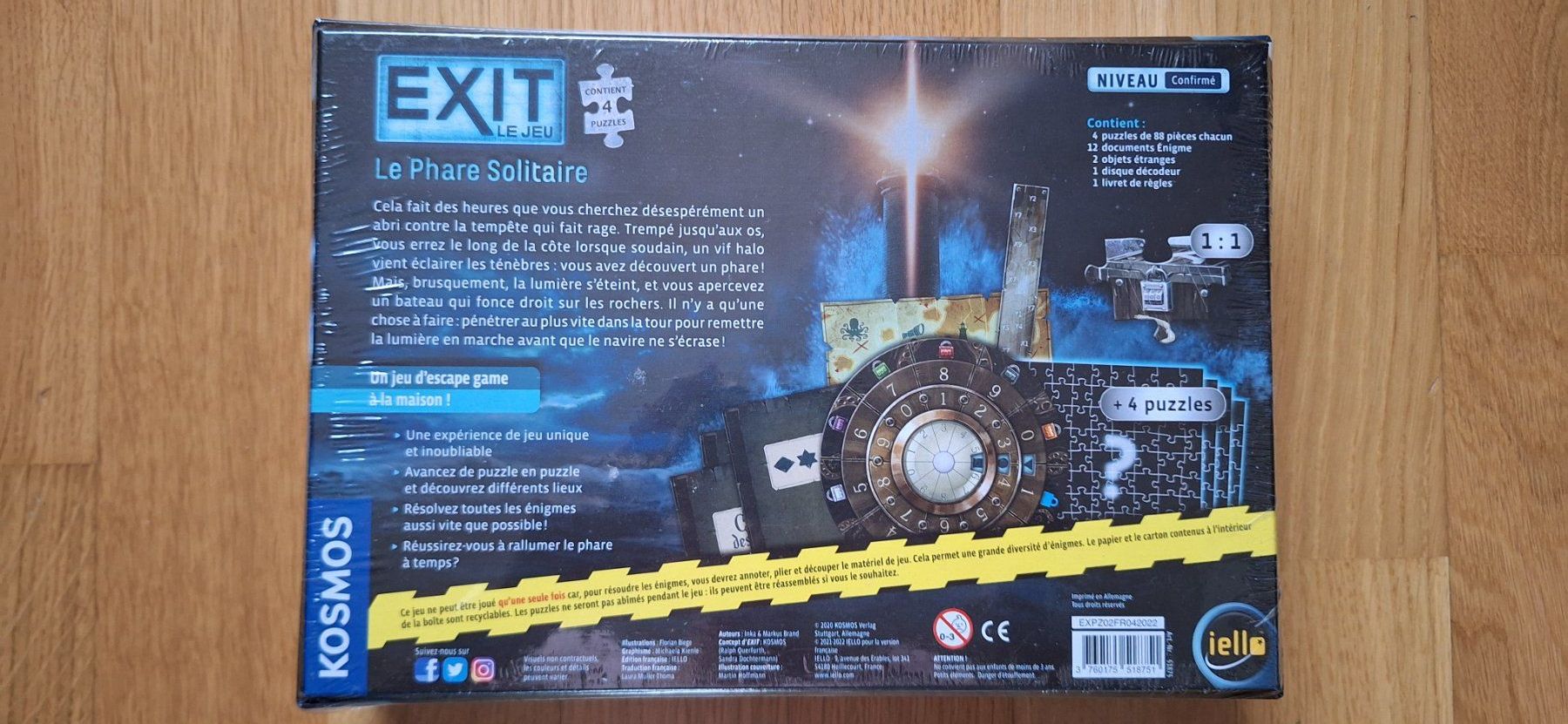 Kosmos Giochi: Exit le jeu, le phare solitaire – Nuovo e nell'imballaggio originale da Lussery-Villars venduto da pousinete02 1