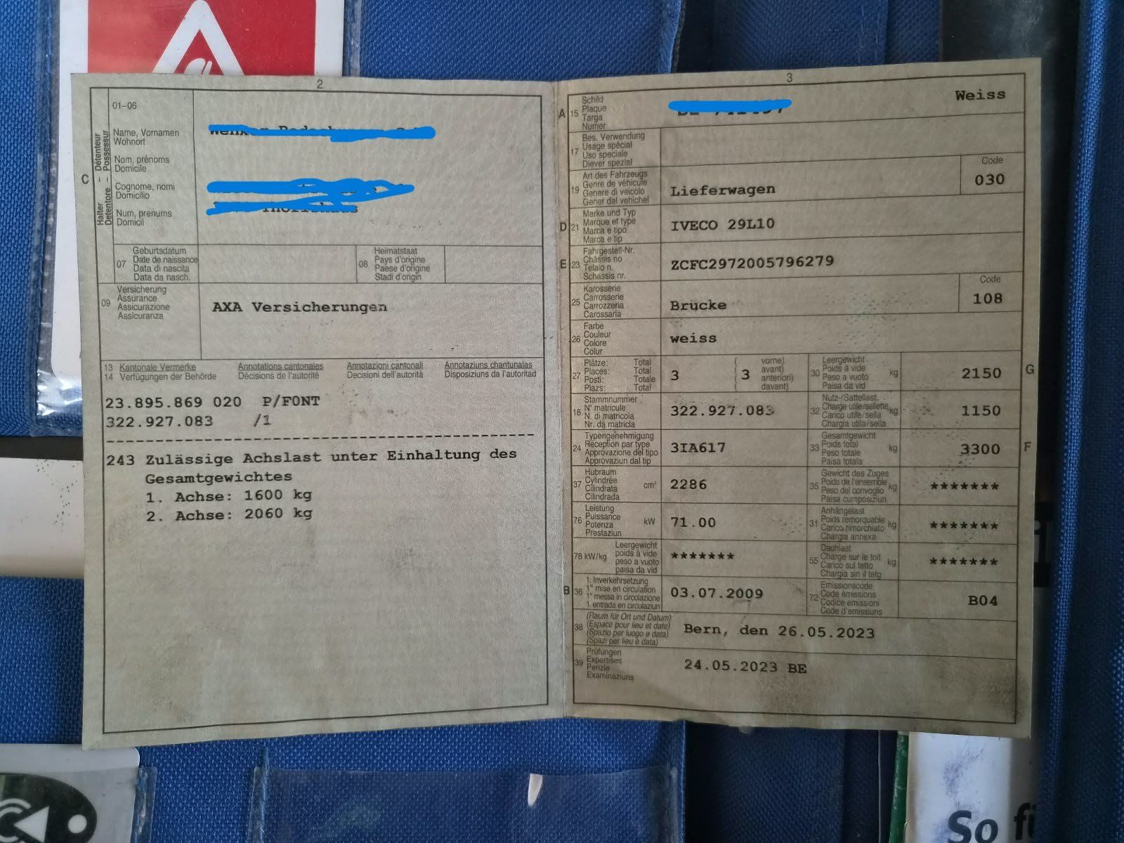 Iveco Véhicules utilitaires: Iveco 29L10 – D'occasion à Thörishaus par Wenker96 9