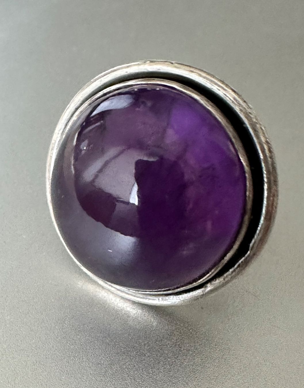 Ringe: Vintage 925 Silber Ring mit Amethyst : 52 – Gebraucht aus Onex von Antiqueshow