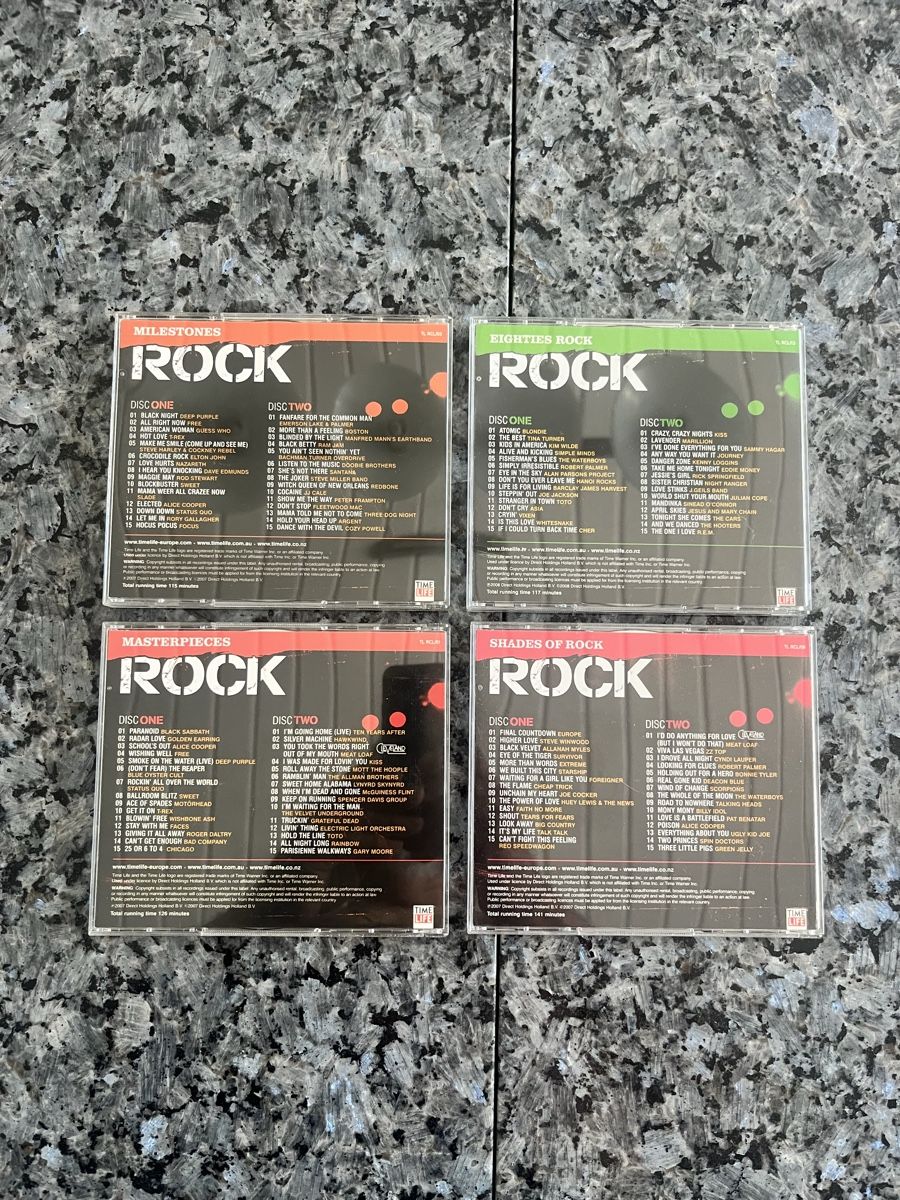 CD: 42 CD Rares Rock 2008 diverses compilations  état impeccable – Usato da Crissier venduto da Texavery01 3