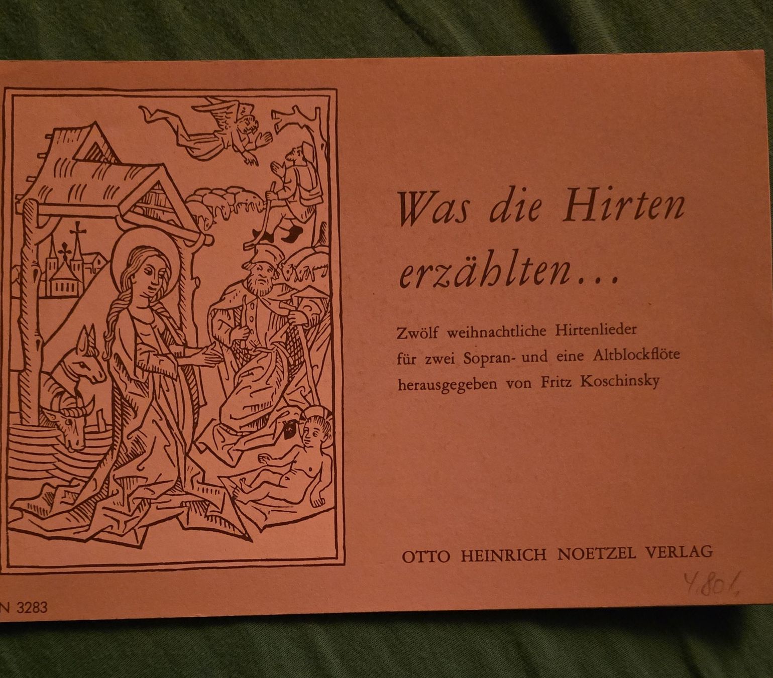 Libri: Weihnachtslieder Hirtenlieder Sopran Altblockflöte – Usato da Oberbüren venduto da Elk2025