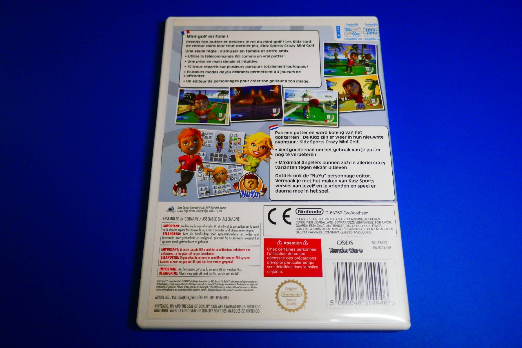 Nintendo Spiele: Crazy Mini Golf - Nintendo Wii – Gebraucht aus Vuarrens von Espace-Retro 2