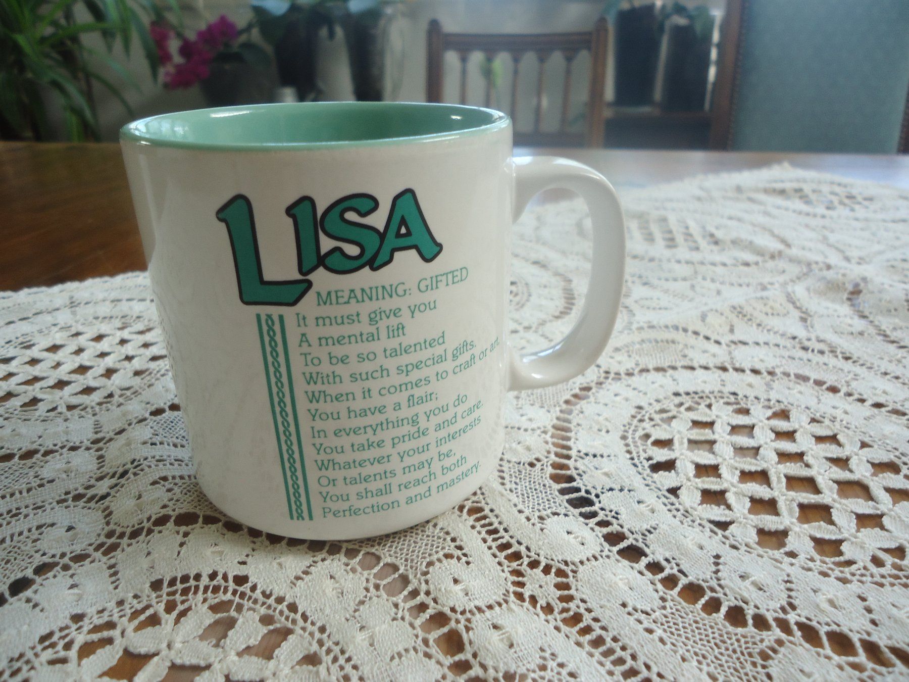Tazze: Mug prénom LISA en anglais – Usato da Vessy venduto da mafabe
