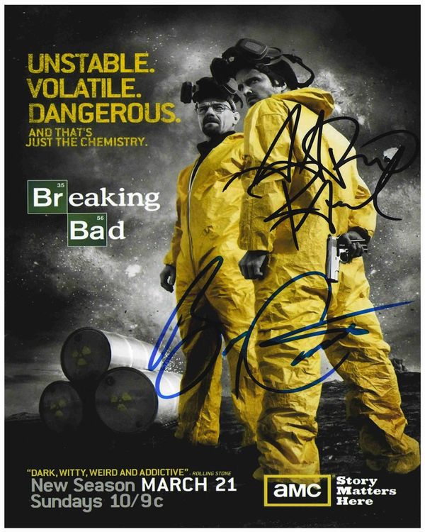 BREAKING BAD (Cast) Grossfoto (25x20cm) handsigniert mit COA Kaufen