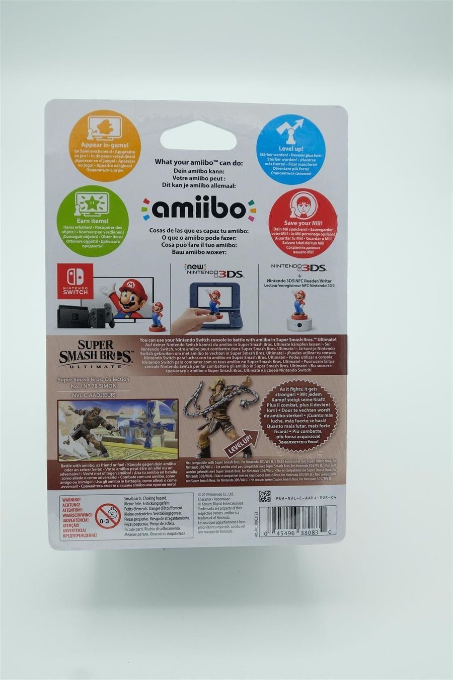 Figuren: Amiibo Super Smash Bros No. 78 Simon – Neu und originalverpackt aus Chur von mojobox 2