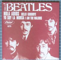 7" BEATLES hola adios - hello goodbye