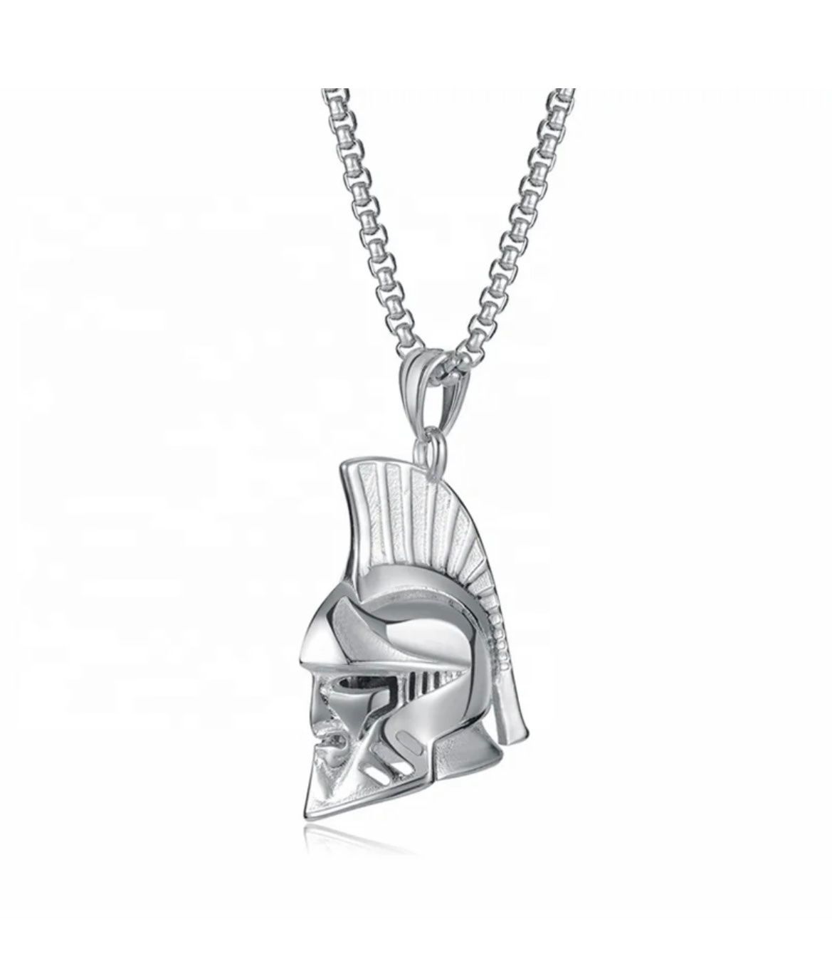 Catenine: Spartan Helmet pendant silver – Nuovo e nell'imballaggio originale da Aarburg venduto da StavFashion 1