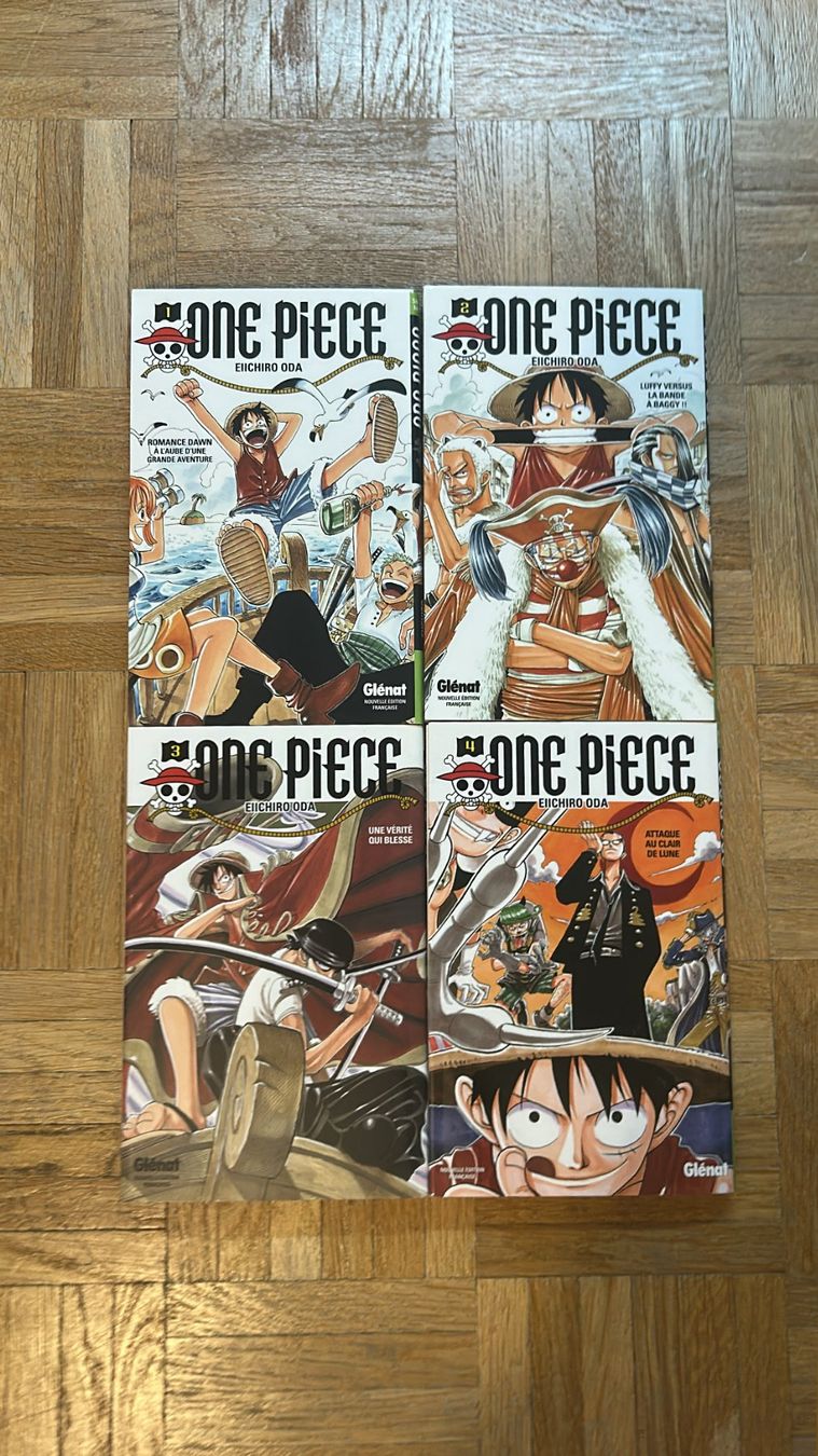 Fumetti: Manga ONE PIECE, 1-4 – Usato da Genève venduto da katjaingeneva