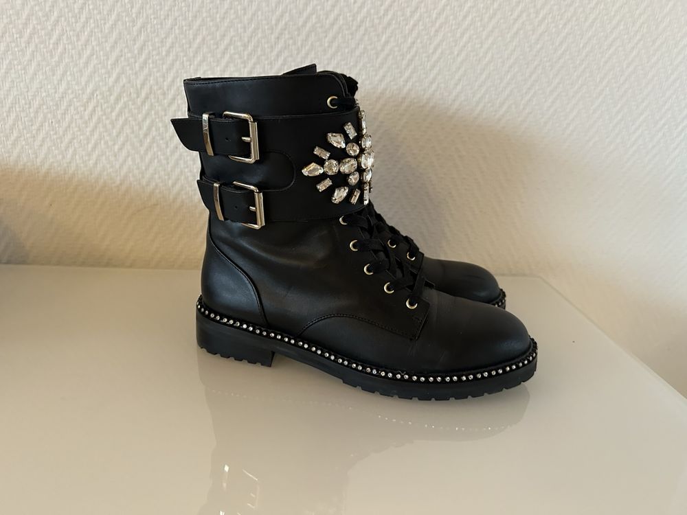 Boots Stiefel Schuhe Echtleder WIE NEU NP 259.- (Gebraucht) in Meilen ...