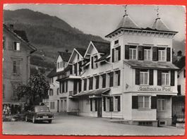 STEINEN SZ Werbung Land-Gasthaus zur Post, Auto