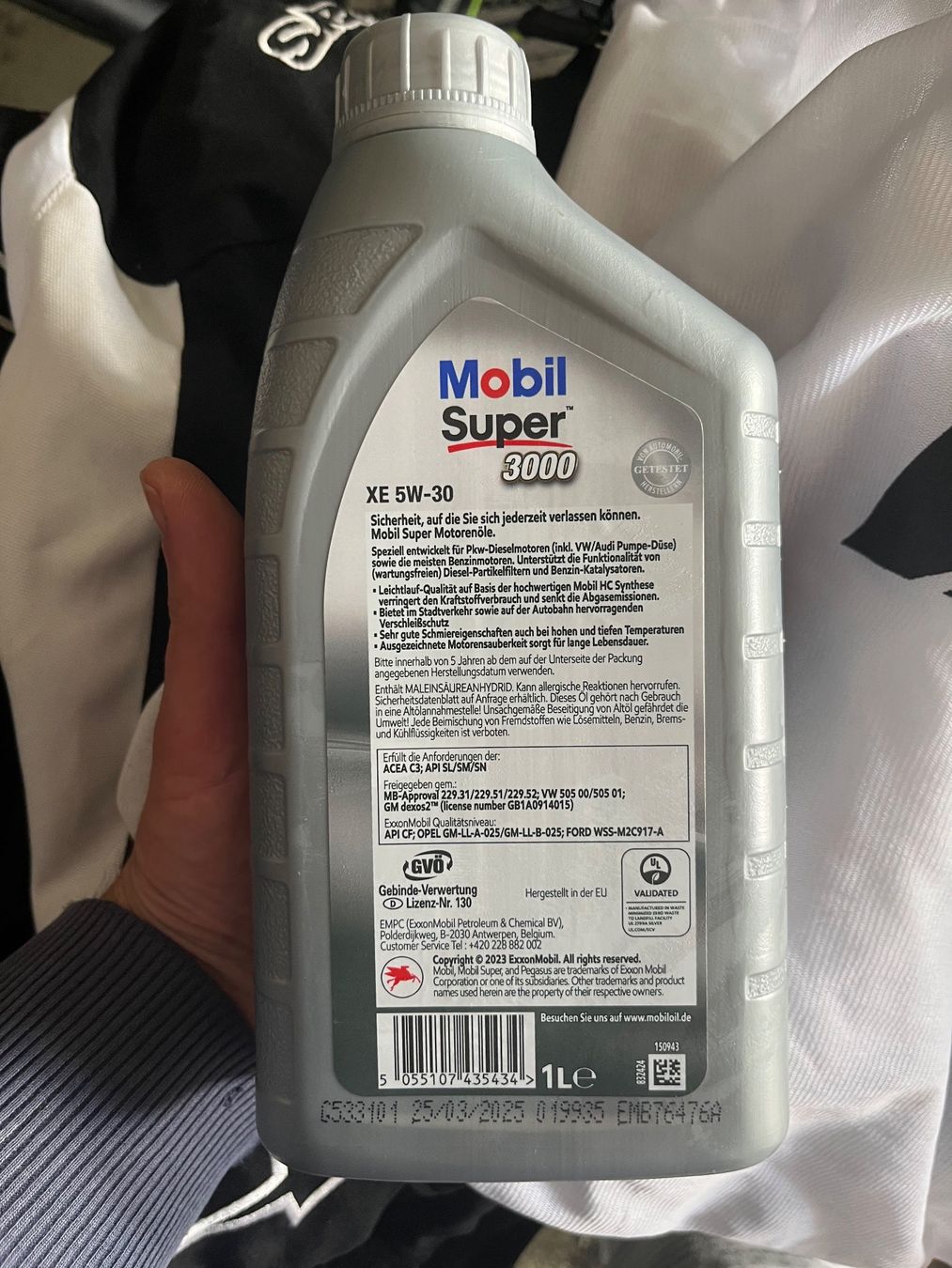 Öl und Additive: Mobil Motoröl 5w30 1L – Neu und originalverpackt aus Uster von r_mendes 1