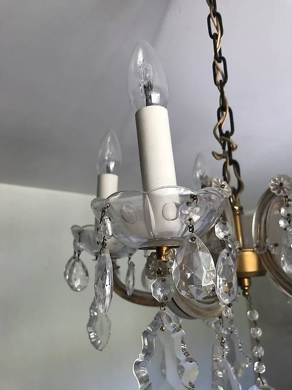 Lampadari & plafoniere: Antiker Kristall Kronleuchter – Usato da Oberhasli venduto da muchupichu 1