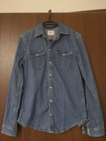 Jeansbluse von Pepe Jeans, gr. M
