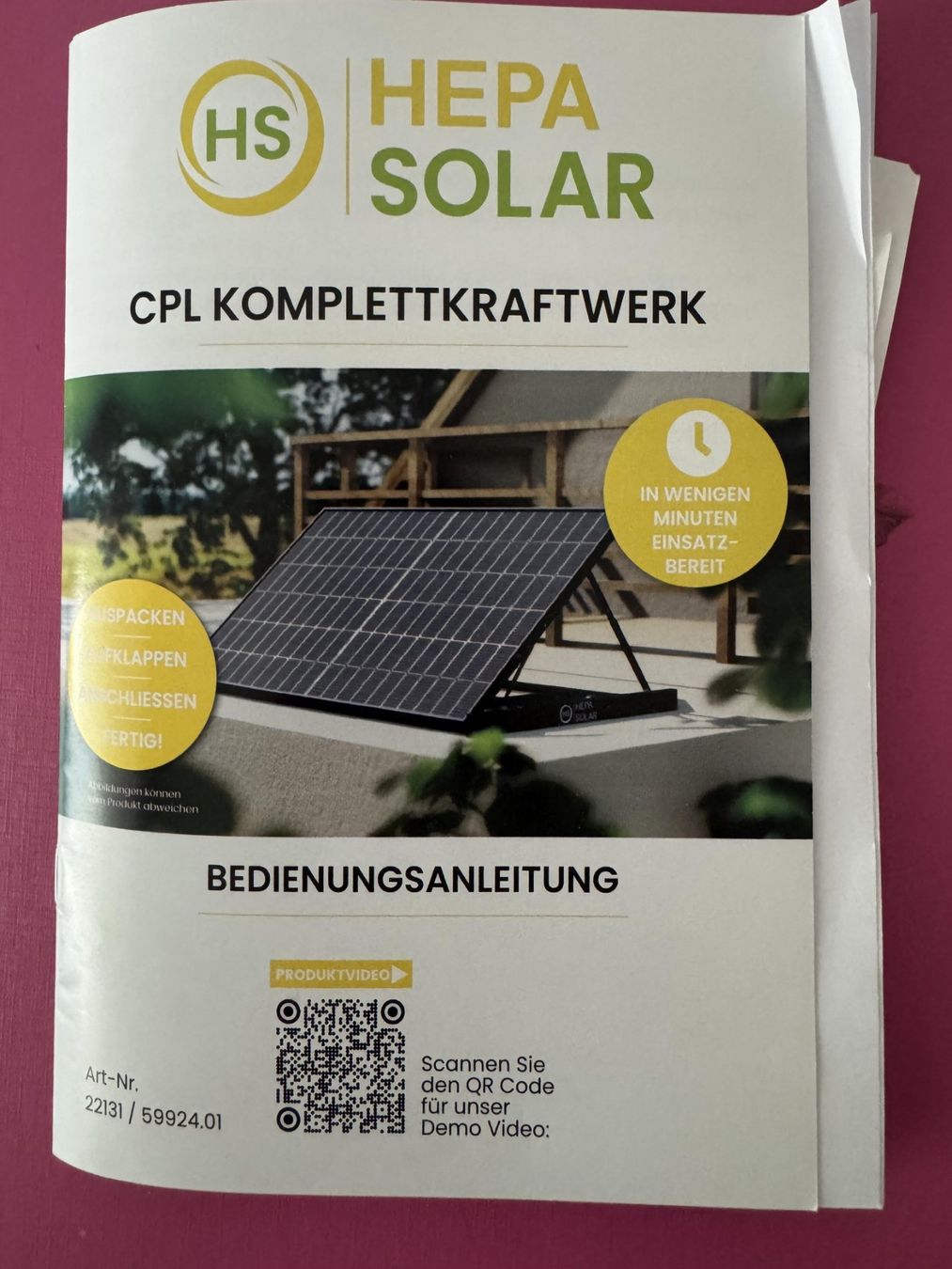 Dispositivi a energia solare: Solarpanel Hepa 425 Watt – Usato da Engi venduto da shena2002 2