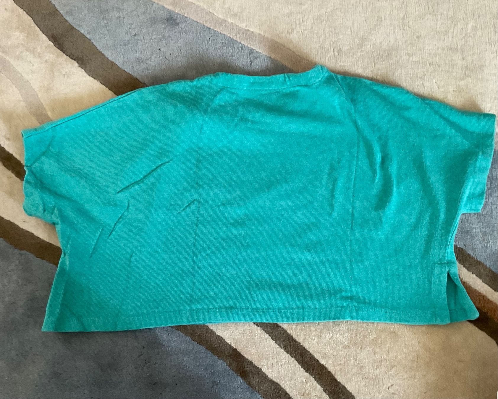 Tops: Pull coton oversize MES SŒURS ET MOI court turquoise, t. M – Neu (gemäss Beschreibung) aus Genève von Mazelyne 7