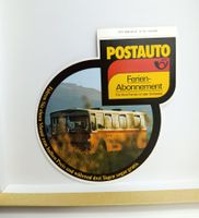 Postauto PTT Vignette Ferien-Abonnement Sticker Kleber