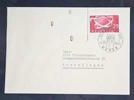 CL23 Enveloppe + Timbre Suisse 1949