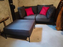 Sofa / Lounge / Sitzbank / Hocker 140x80cm + 70x70cm