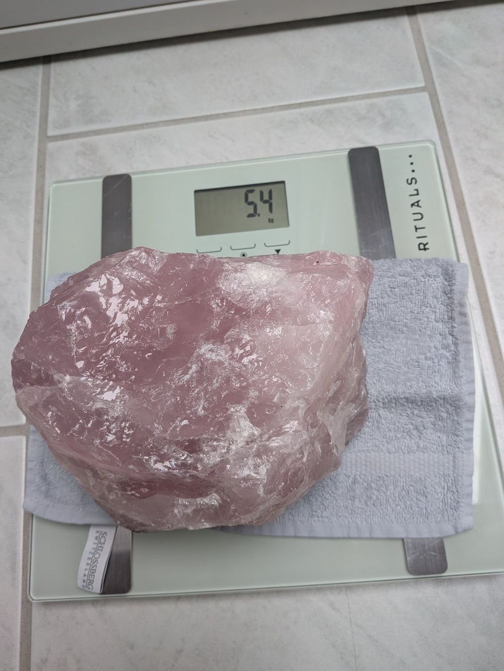 Minerali & Pietre curative: Rosenquarz aus Madagaskar ca. 5kg – Usato da Küssnacht am Rigi venduto da schweizerrose 1
