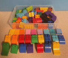 Lego Duplo ca. 800 Gramm farbige Bausteine