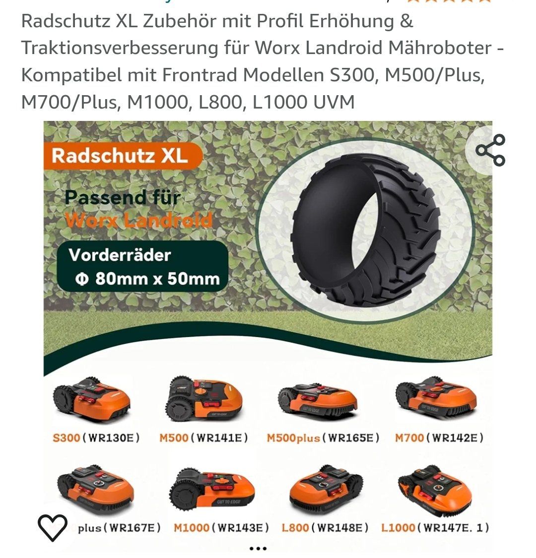 Worx Rasenmäher: Worx Mähroboter zubehör – Neu und originalverpackt aus Schachen LU von Solaria8 1