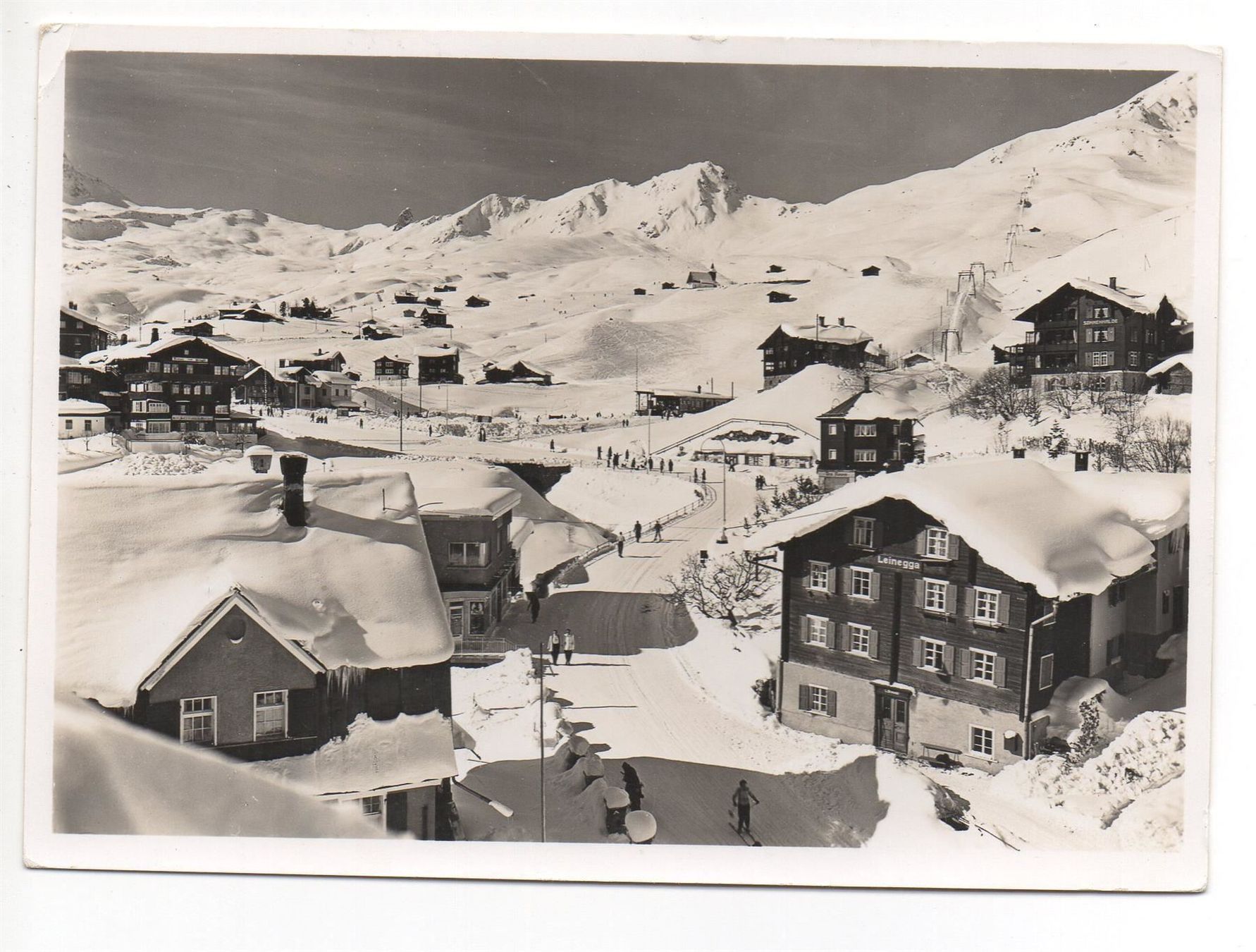 Cartoline postali: AROSA Blick vom Hotel Alpensonne – Usato da Jona venduto da philajona