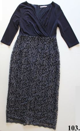 Robe Christian Berg bleue marine t. 42
