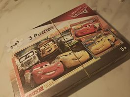 Disney Cars Puzzle Set 3x63 Teile ab 5 Jahren gebraucht