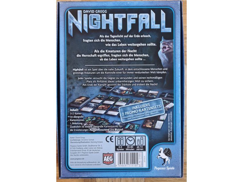 Spiele: Kartenspiel "Nightfall" – Gebraucht aus Zürich von Desmond01 1